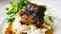 Braised Bison Short Ribs with Espresso Balsamic Braised Bison Short Ribs with Espresso Balsamic