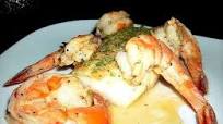 Pan Seared Cod and Shrimp Pan Seared Cod and Shrimp