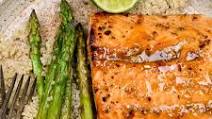 Easy Honey Garlic Broiled Salmon Easy Honey Garlic Broiled Salmon