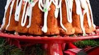 Candy Cane Peppermint Bundt Cake Candy Cane Peppermint Bundt Cake