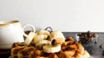 Banana Bread Waffles Banana Bread Waffles