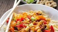 Kung Pao Cauliflower With Rice Noodles & Cashews Kung Pao Cauliflower With Rice Noodles & Cashews