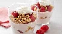 Raspberry Cream Yogurt Parfaits Raspberry Cream Yogurt Parfaits