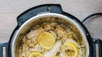 Instant Pot Chicken Thighs with Lemon Garlic Rice Pilaf Instant Pot Chicken Thighs with Lemon Garlic Rice Pilaf