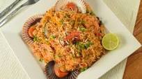 Arroz con Mariscos: Peruvian Rice with Seafood Arroz con Mariscos: Peruvian Rice with Seafood