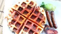 Ham and Cheese Waffles Ham and Cheese Waffles