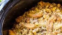 Slow Cooker Sausage Cornbread Dressing Slow Cooker Sausage Cornbread Dressing