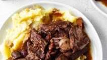 Slow Cooker Boneless Beef Ribs in Pomegranate Sauce Slow Cooker Boneless Beef Ribs in Pomegranate Sauce