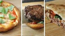 Neapolitan Pizza Burger Neapolitan Pizza Burger