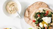 Egg, Kale, and Tomato Breakfast Wraps with Hummus Egg, Kale, and Tomato Breakfast Wraps with Hummus