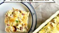 Overnight Egg Casserole with Salami, Bread and Wine Overnight Egg Casserole with Salami, Bread and Wine