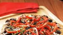 Portobello, Red Pepper & Goat Cheese Pizza Portobello, Red Pepper & Goat Cheese Pizza