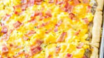 Easy Breakfast Pizza Made with Crescent Rolls Easy Breakfast Pizza Made with Crescent Rolls