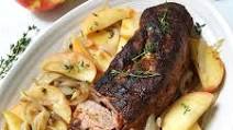 Spiced Pork Tenderloin with Caramelized Onions and Apples Spiced Pork Tenderloin with Caramelized Onions and Apples