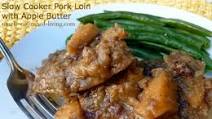Crock Pot Pork Loin with Apple Butter Crock Pot Pork Loin with Apple Butter