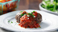 Mozzarella-Stuffed Meatballs Mozzarella-Stuffed Meatballs