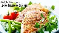 Weight Watchers Grilled Lemon Chicken Breasts with Tarragon Weight Watchers Grilled Lemon Chicken Breasts with Tarragon
