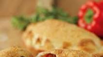 Sausage & Red Pepper Calzones Sausage & Red Pepper Calzones