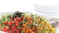 Chopped Mexican Salad with Roasted Peppers, Corn, Tomatoes & Avocado Chopped Mexican Salad with Roasted Peppers, Corn, Tomatoes & Avocado