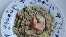 Roasted Shrimp & Feta Quinoa (THM E) Roasted Shrimp & Feta Quinoa (THM E)