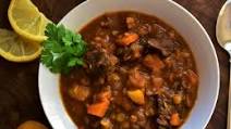 Moroccan Beef and Lentil Stew Moroccan Beef and Lentil Stew