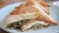 Spinach and Goat Cheese Phyllo Triangles Spinach and Goat Cheese Phyllo Triangles