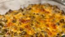 Cheesy Hamburger Hash Brown Casserole Cheesy Hamburger Hash Brown Casserole