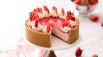 No Bake Strawberry Cheesecake No Bake Strawberry Cheesecake