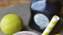 Frozen Lime Margaritas with a Sangria Swirl Frozen Lime Margaritas with a Sangria Swirl