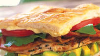 California Avocado, Rosemary Chicken, and Pancetta Panini California Avocado, Rosemary Chicken, and Pancetta Panini