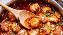 Skillet Enchilada Meatballs Skillet Enchilada Meatballs