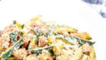 Creamy Zucchini & Italian Sausage Creamy Zucchini & Italian Sausage