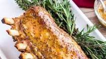 Honey Mustard Glazed Roasted Rack of Pork Honey Mustard Glazed Roasted Rack of Pork