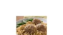 Asian-Style Meatballs with Baked Rice Asian-Style Meatballs with Baked Rice