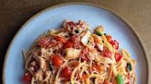 Shrimp and Crabmeat Spaghetti with Cherry Tomatoes, Garlic, and Chili Shrimp and Crabmeat Spaghetti with Cherry Tomatoes, Garlic, and Chili