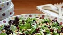 Salad with Nuts, Feta and Cranberries (Two Ways!) Salad with Nuts, Feta and Cranberries (Two Ways!)
