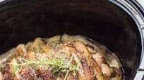 Slow Cooker Apple Rosemary Pork Loin Slow Cooker Apple Rosemary Pork Loin