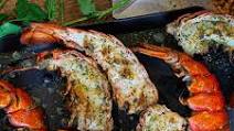 Grilled Lobster Tail Halves With Chipotle Butter Grilled Lobster Tail Halves With Chipotle Butter
