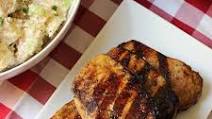 Grilled Pork Chops with Basil-Balsamic Marinade Grilled Pork Chops with Basil-Balsamic Marinade
