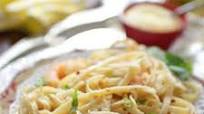 Shrimp Fettuccine For One Shrimp Fettuccine For One