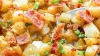 Crispy Cheese and Bacon Potatoes Crispy Cheese and Bacon Potatoes