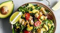 Guacamole Greens Salad with Lime Cilantro Jalapeño Vinaigrette Guacamole Greens Salad with Lime Cilantro Jalapeño Vinaigrette