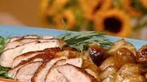 Roasted Turkey Tenderloin with New Potatoes and Tarragon Broth Roasted Turkey Tenderloin with New Potatoes and Tarragon Broth