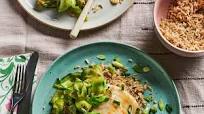 Miso cod with sesame cucumbers Miso cod with sesame cucumbers