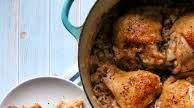 Baked Lemon-Pepper Chicken Thighs and Rice Baked Lemon-Pepper Chicken Thighs and Rice