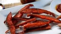Keto Air Fryer Spicy Salmon Jerky Keto Air Fryer Spicy Salmon Jerky