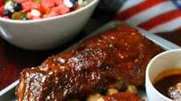 Costillas de cerdo con BBQ de tamarindo y chipotle Costillas de cerdo con BBQ de tamarindo y chipotle