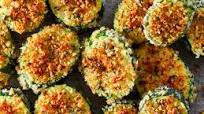 Parmesan-Panko-Crusted Baked Zucchini Parmesan-Panko-Crusted Baked Zucchini