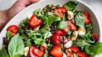 Strawberry Walnut Caprese Salad Strawberry Walnut Caprese Salad