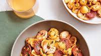 Shrimp and Salami Pasta Shrimp and Salami Pasta